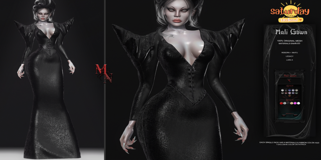 Mali Gown - Legacy/MaitreyaX/Reborn/+mods	&lt;a href=&quot;http://maps.secondlife.com/secondlife/Madame%20Noir/69/142/31&quot; target=&quot;_blank&quot;&gt;Teleport&lt;/a&gt;