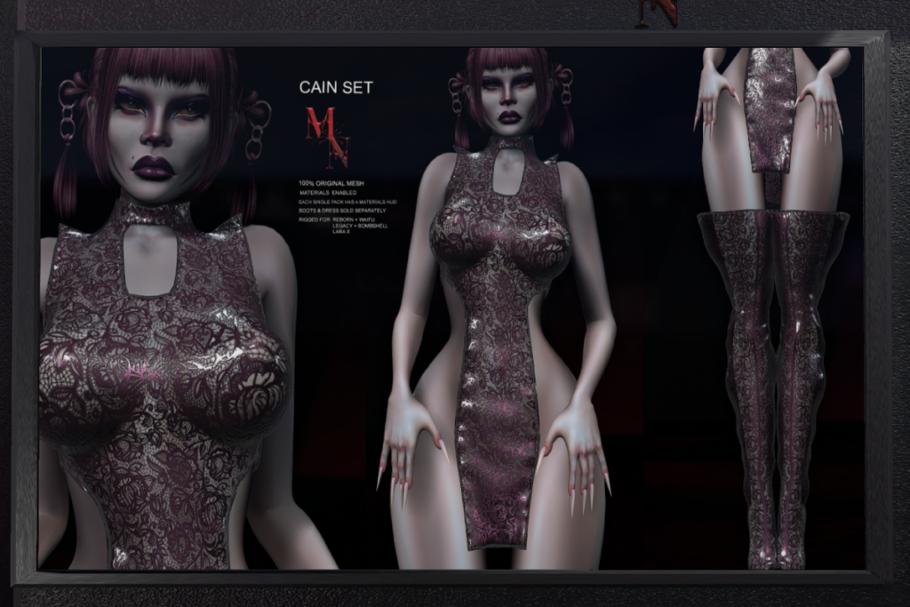 Cain Set - Legacy/MaitreyaX/Reborn/+mods, L$320-L$350 each/L$1999-L$2050 each FP