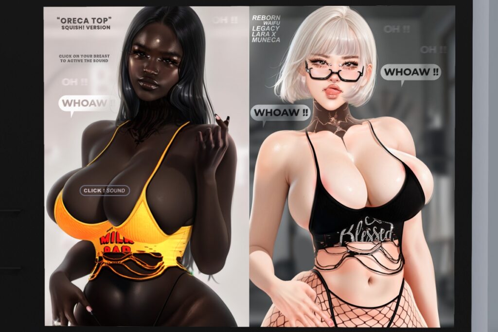 Oreca Top - Legacy/MaitreyaX/Reborn/Yentements/+mods, L$499 each/L$1999 each FP