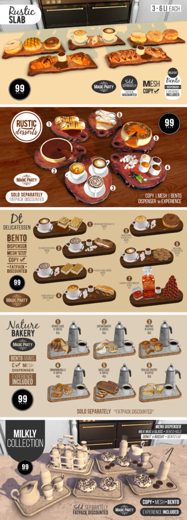 Rustic Slab | Rustic Desserts | Delicatessen | Nature Bakery | Milkly Collection	&lt;a href=&quot;http://maps.secondlife.com/secondlife/Amber%20Cove/180/240/25&quot; target=&quot;_blank&quot;&gt;Teleport&lt;/a&gt;