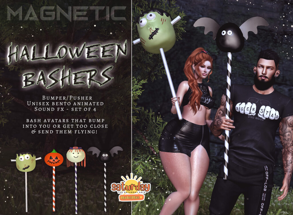 Halloween Bashers	&lt;a href=&quot;https://tinyurl.com/5b57ueh9&quot; target=&quot;_blank&quot;&gt;Marketplace Link&lt;/a&gt;