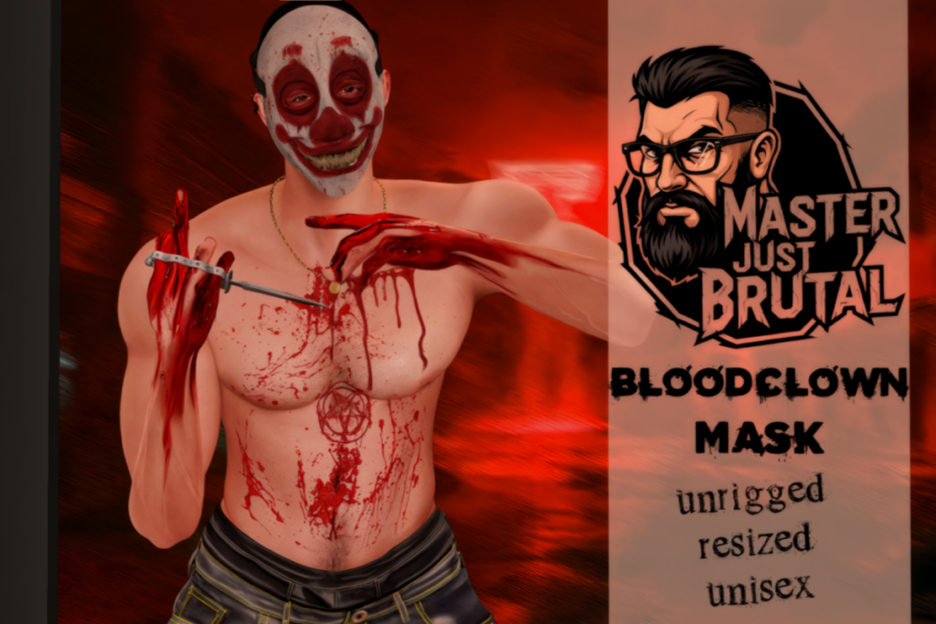 Blood Clown Mask, L$250