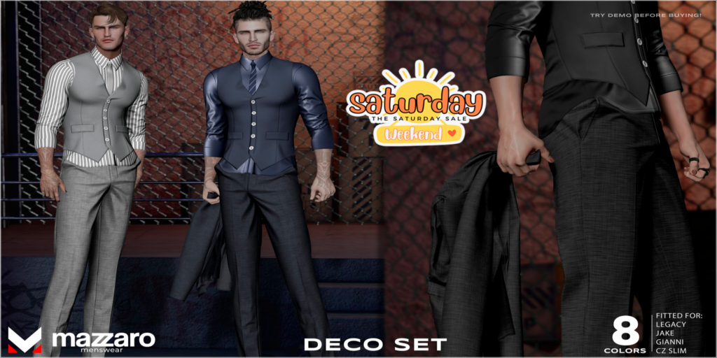 Deco Set - CZ Slim/Gianni/Jake/Legacy	&lt;a href=&quot;http://maps.secondlife.com/secondlife/Heartbreak/131/129/166&quot; target=&quot;_blank&quot;&gt;Teleport&lt;/a&gt;