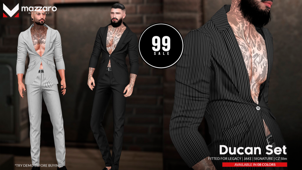 Ducan Set - CZ Slim/Jake/Legacy/Signature	&lt;a href=&quot;http://maps.secondlife.com/secondlife/Heartbreak/131/129/166&quot; target=&quot;_blank&quot;&gt;Teleport&lt;/a&gt;