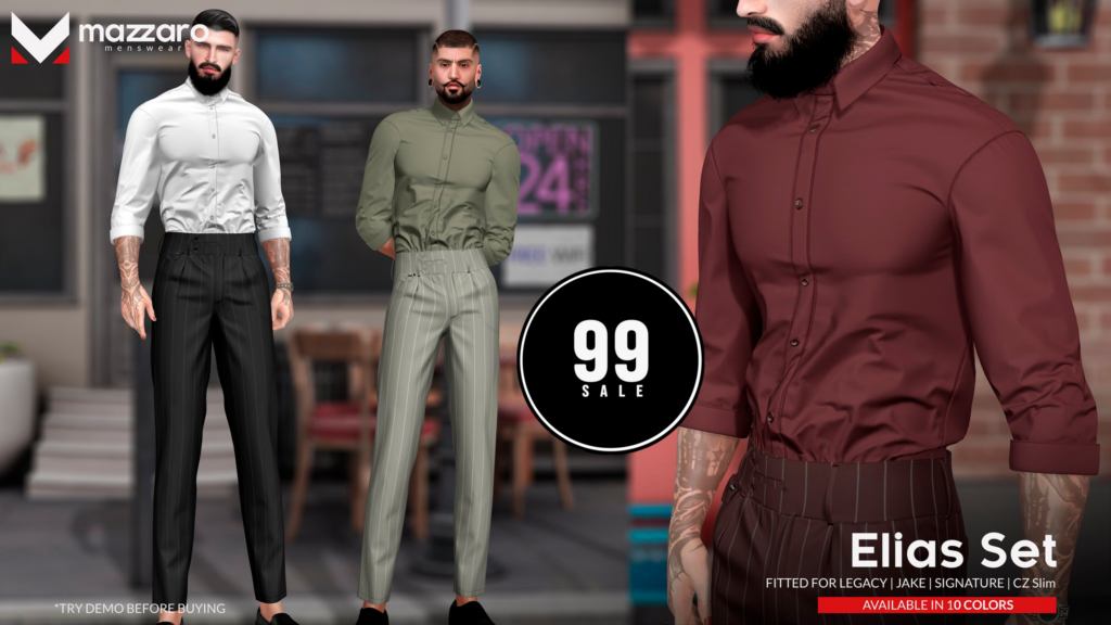 Elias Set - CZ Slim/Jake/Legacy/Signature	&lt;a href=&quot;http://maps.secondlife.com/secondlife/Heartbreak/131/129/166&quot; target=&quot;_blank&quot;&gt;Teleport&lt;/a&gt;