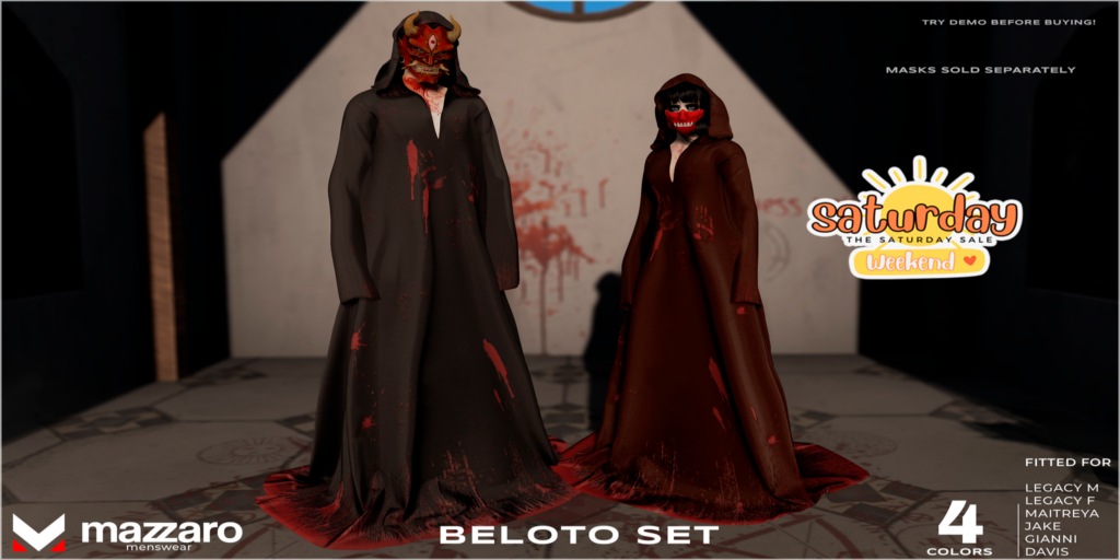 Beloto Set - Davis/Gianni/Jake/Legacy F+M/Maitreya	&lt;a href=&quot;http://maps.secondlife.com/secondlife/Heartbreak/131/129/166&quot; target=&quot;_blank&quot;&gt;Teleport&lt;/a&gt;