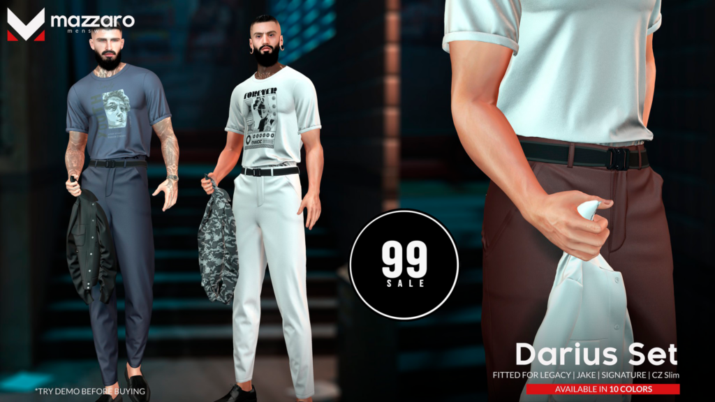 Darius Set - CZ Slim/Jake/Legacy/Signature	&lt;a href=&quot;http://maps.secondlife.com/secondlife/Heartbreak/131/129/166&quot; target=&quot;_blank&quot;&gt;Teleport&lt;/a&gt;