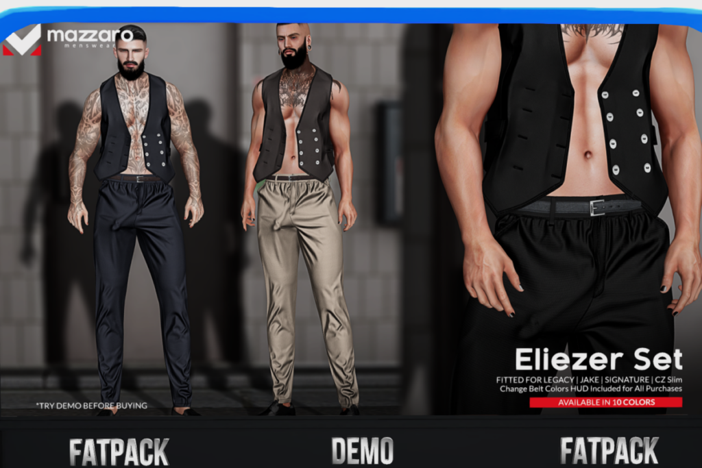 Eliezer Set - CZ Slim/Jake/Legacy/Signature, L$230 each/L$930 each FP