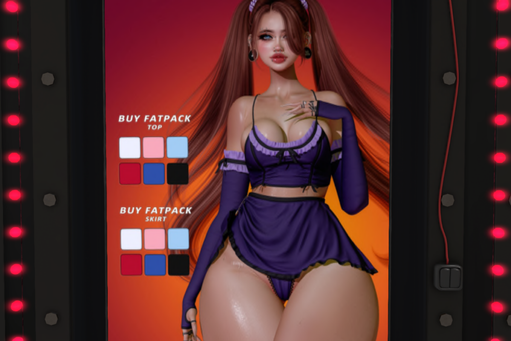 Sabrina Top &amp; Skirt - Reborn/+mods, L$250 each/L$1650 each FP