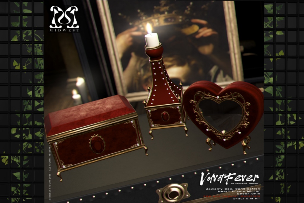 Velvet Fever Jewelery Box, L$50 each/L$250 FP