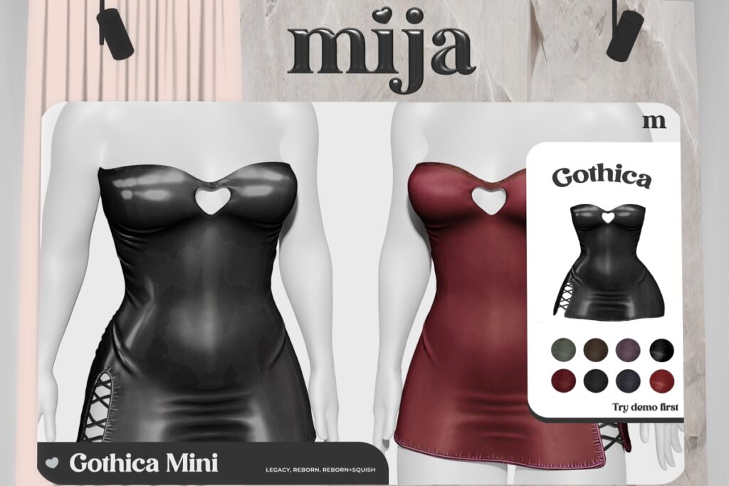 Gothica Dress - Legacy/Reborn/+mods, L$333 each FP