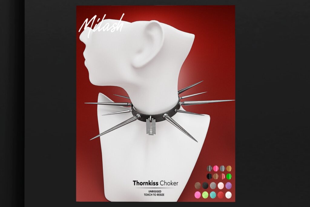 Thornkiss Choker, L$300 FP