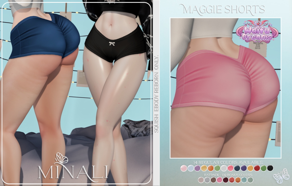 Maggie Shorts - Reborn/+mods	&lt;a href=&quot;http://maps.secondlife.com/secondlife/Katoteros/193/76/1102&quot; target=&quot;_blank&quot;&gt;Teleport&lt;/a&gt;