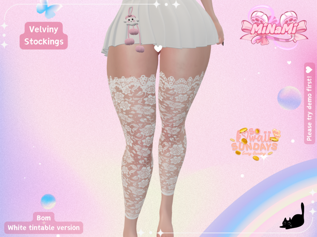 Velviny Stockings - BOM	&lt;a href=&quot;http://maps.secondlife.com/secondlife/Notteterna/160/78/1121&quot; target=&quot;_blank&quot;&gt;Teleport&lt;/a&gt;