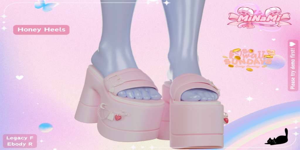 Honey Heels - Legacy/Reborn	&lt;a href=&quot;http://maps.secondlife.com/secondlife/Notteterna/160/78/1121&quot; target=&quot;_blank&quot;&gt;Teleport&lt;/a&gt;