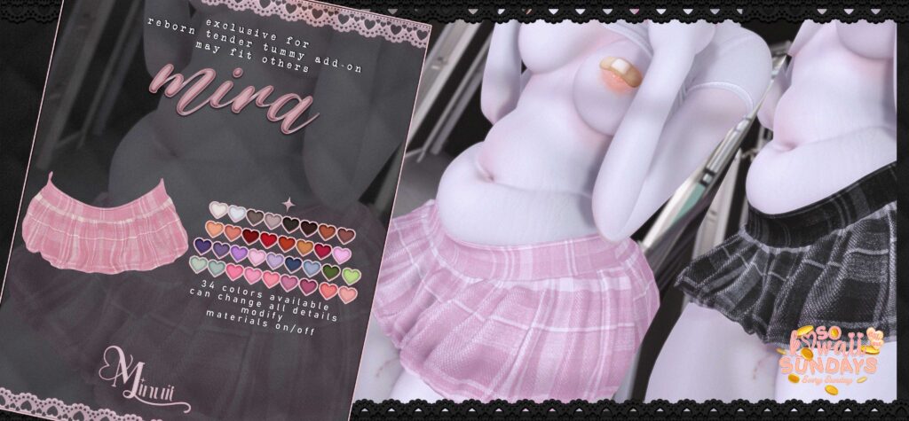 Mira Skirt - Reborn/+mods	&lt;a href=&quot;http://maps.secondlife.com/secondlife/Tomoeda/212/204/2063&quot; target=&quot;_blank&quot;&gt;Teleport&lt;/a&gt;