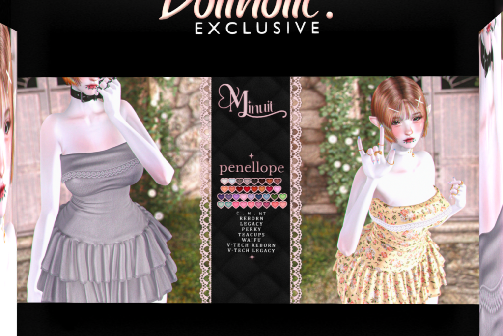 Penellope Dress - Legacy/Reborn/+mods, L$599 each/L$899 FP