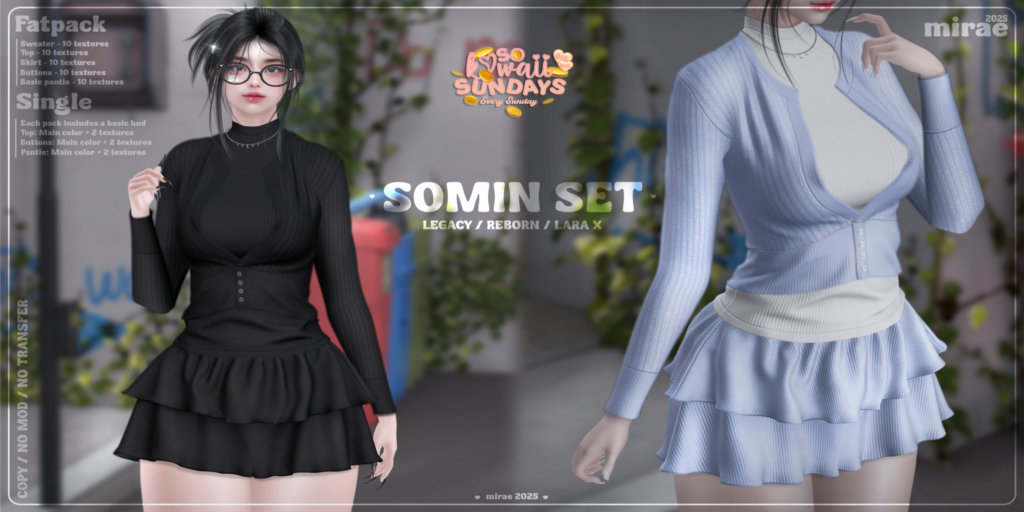 Somin Set - Legacy/MaitreyaX/Reborn	&lt;a href=&quot;http://maps.secondlife.com/secondlife/Follys%20End/160/60/22&quot; target=&quot;_blank&quot;&gt;Teleport&lt;/a&gt;