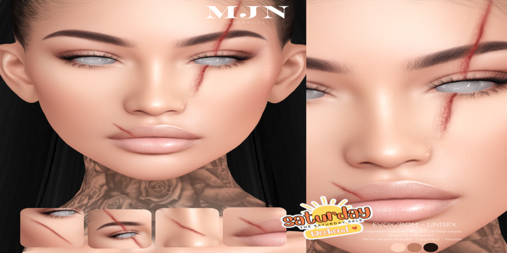All Scars V3 - EvoX	&lt;a href=&quot;http://maps.secondlife.com/secondlife/Dragon%20Mountain/181/224/1381&quot; target=&quot;_blank&quot;&gt;Teleport&lt;/a&gt;