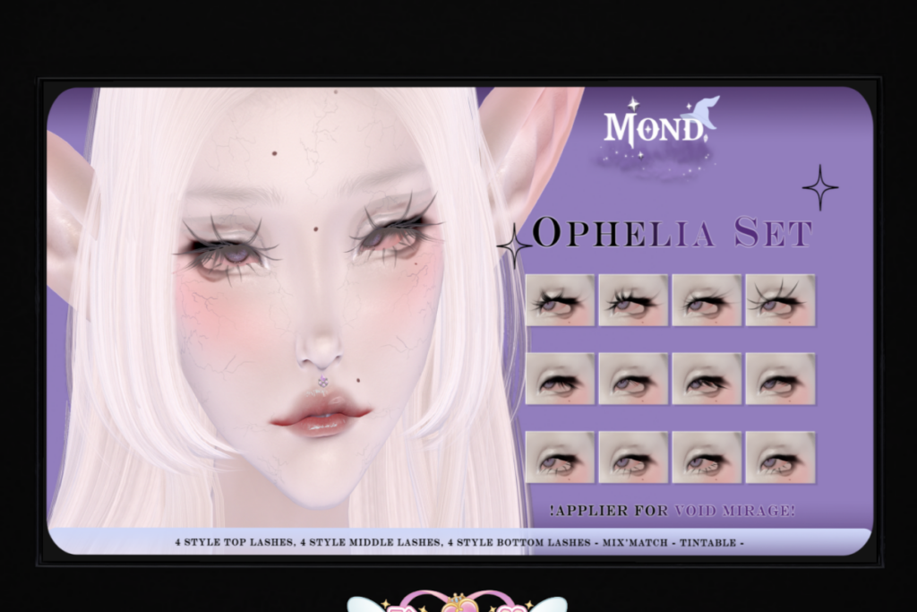 Ophelia Lash Set - Void Mirage, L$255