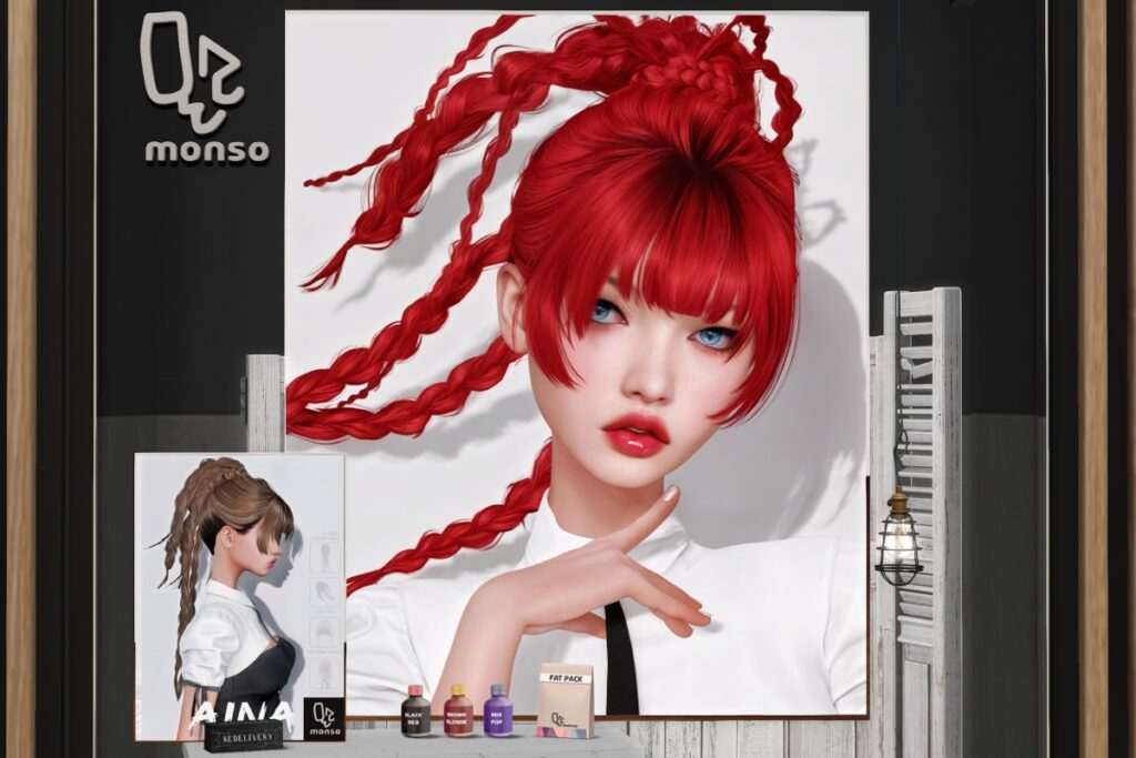 Aina Hairstyle, L$299 each/L$699 FP