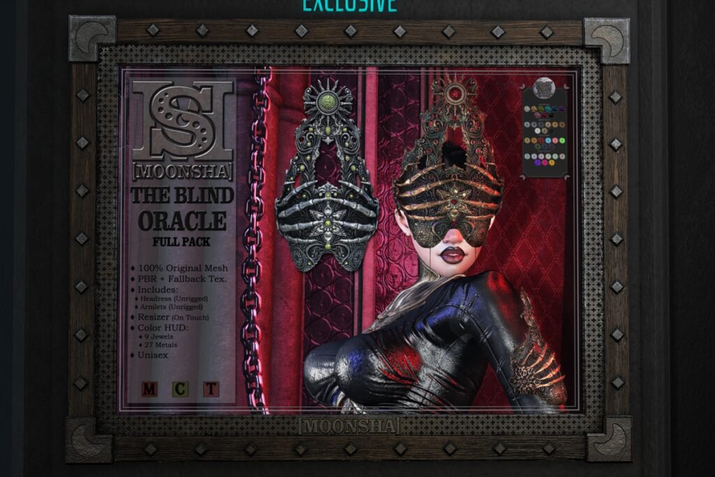 The Blind Oracle Mask, L$180 each/L$450 FP