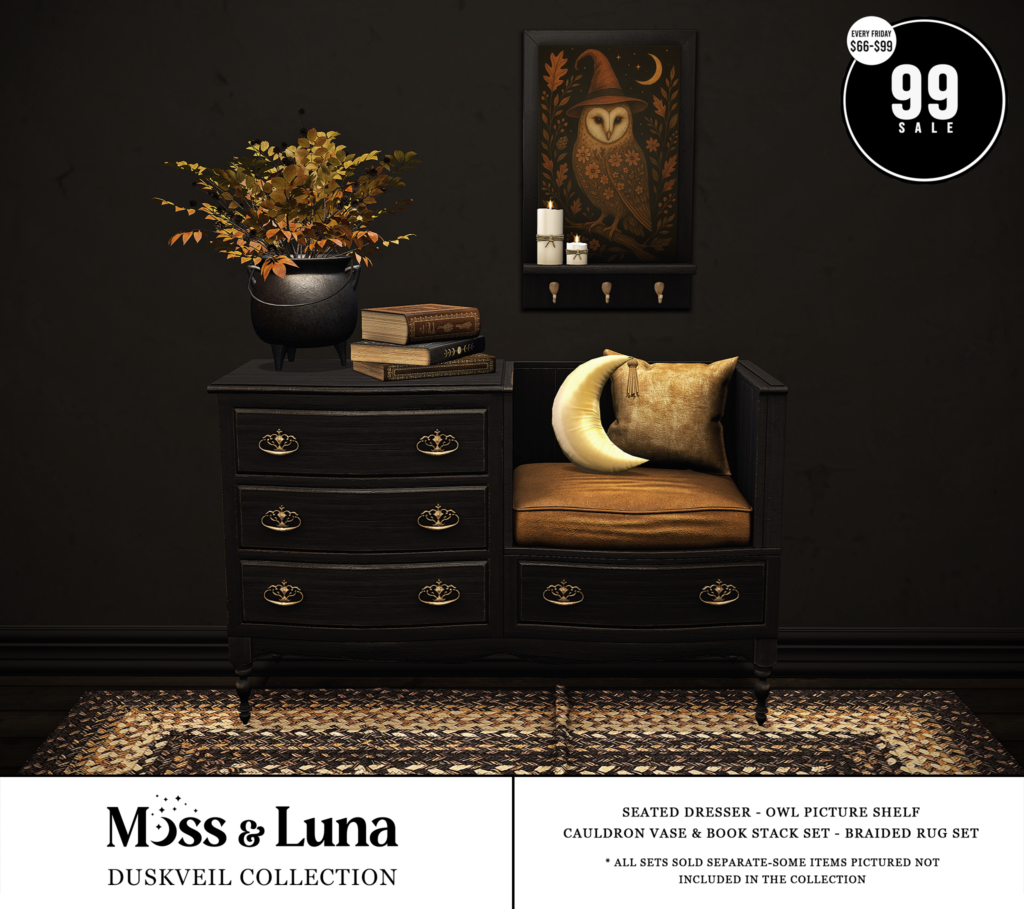 Duskveil Collection	&lt;a href=&quot;http://maps.secondlife.com/secondlife/Desolate/123/57/23&quot; target=&quot;_blank&quot;&gt;Teleport&lt;/a&gt;