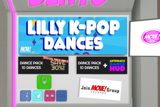 Lilly K-Pop Dances, L$300 each/L$2399-L$3199 each FP