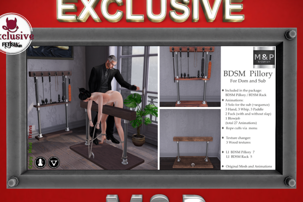BDSM Pillory, L$349