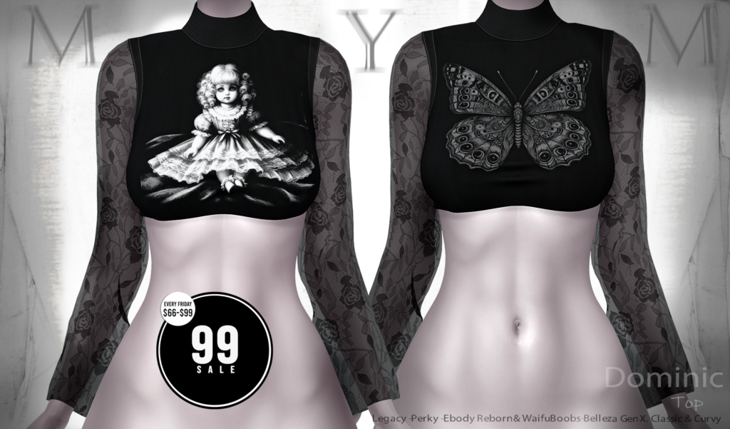 Dominic Top - GenX/Legacy/Reborn/+mods	&lt;a href=&quot;http://maps.secondlife.com/secondlife/Meadowland/132/155/3501&quot; target=&quot;_blank&quot;&gt;Teleport&lt;/a&gt;