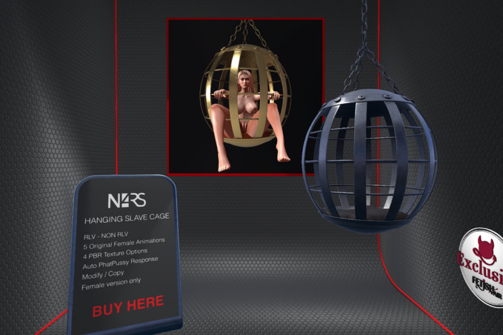 Hanging Slave Cage, L$298