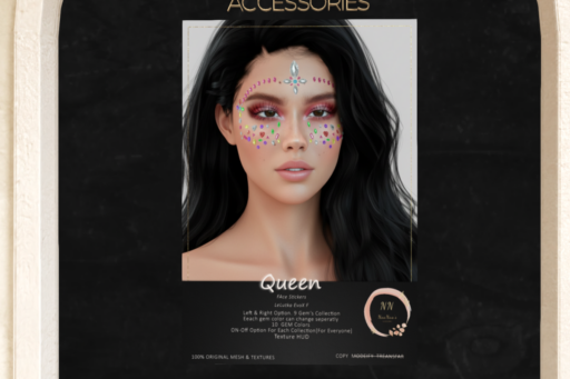 Queen Face Stickers - Evo X, L$399