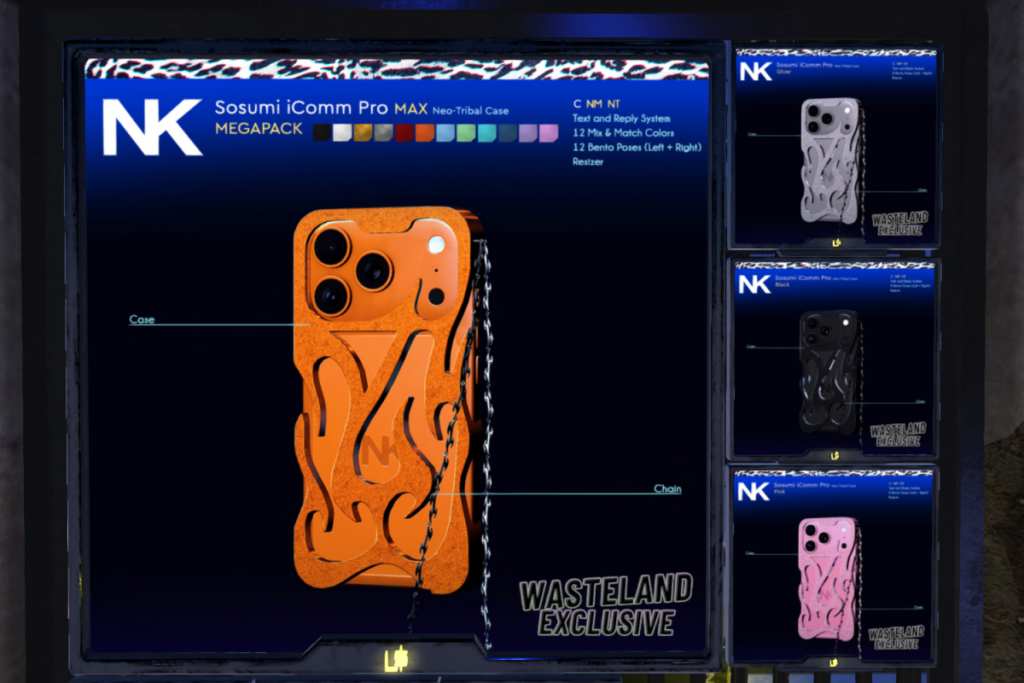 Sosumi iComm Pro &amp; Pro Max Holdables, L$90-L$420 each