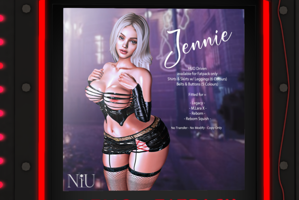 Jennie Outfit - Legacy/MaitreyaX/Reborn/+mods, L$360 each/L$999 FP