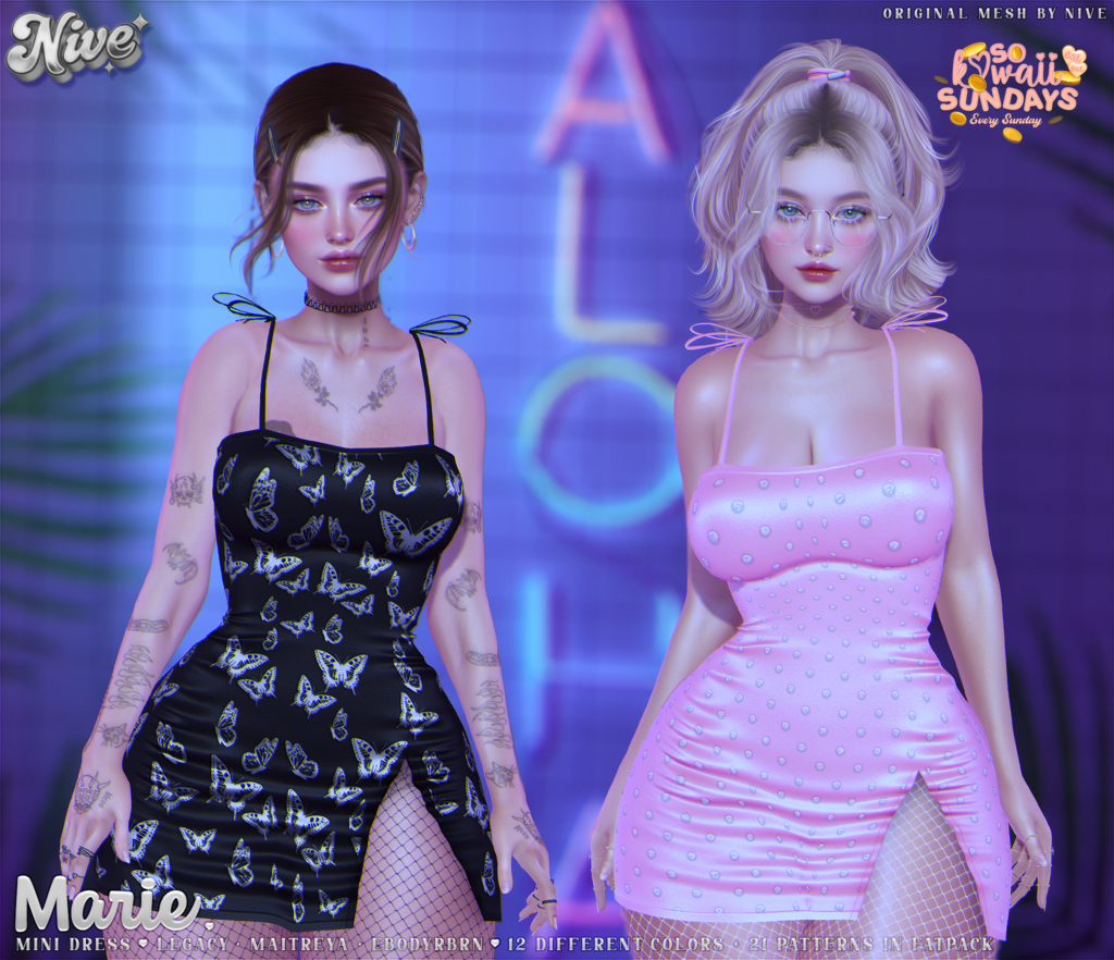 Marie Dress - Legacy/Maitreya/Reborn	&lt;a href=&quot;http://maps.secondlife.com/secondlife/Filhomes/21/72/2677&quot; target=&quot;_blank&quot;&gt;Teleport&lt;/a&gt;