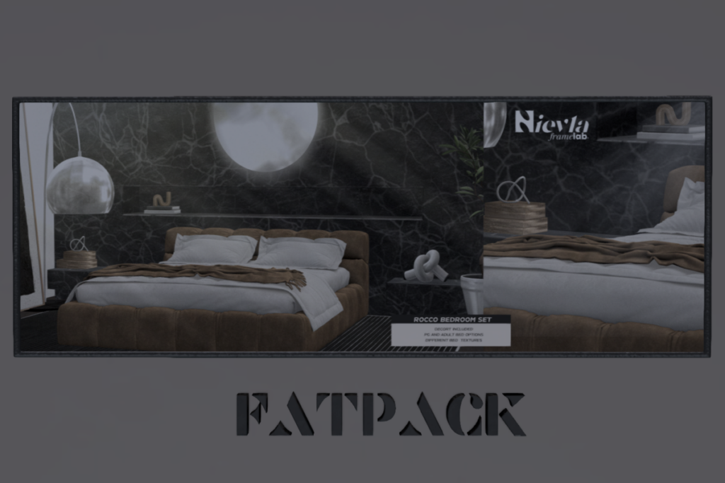 Rocco Bedroom, L$150-L$600 each/L$3000 FP