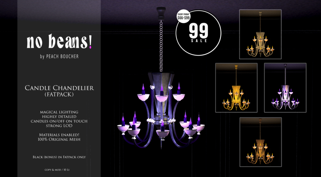 Candle Chandelier	&lt;a href=&quot;http://maps.secondlife.com/secondlife/Ethereal%20Shores/29/176/3002&quot; target=&quot;_blank&quot;&gt;Teleport&lt;/a&gt;