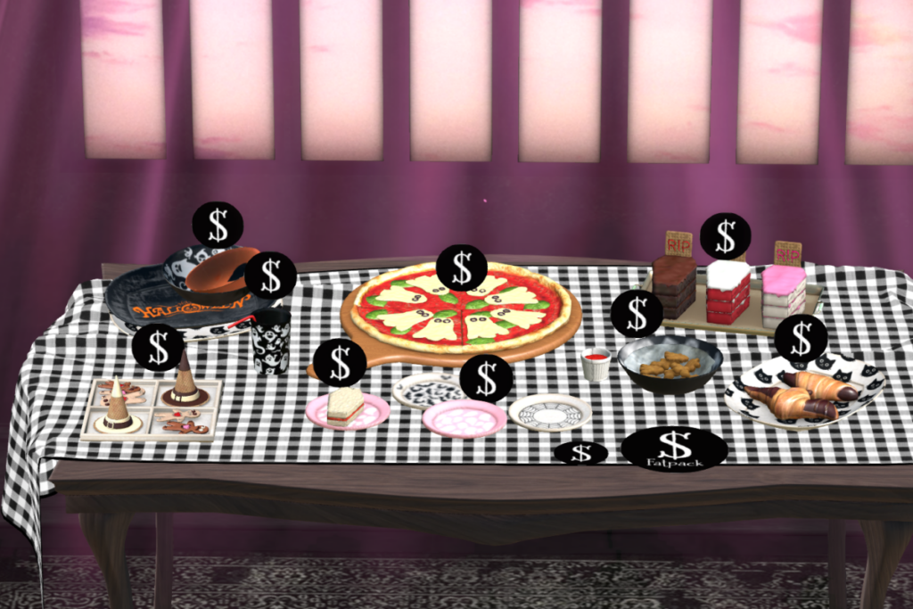 Halloween Party Set, L$149-L$349 each/L$2399 FP