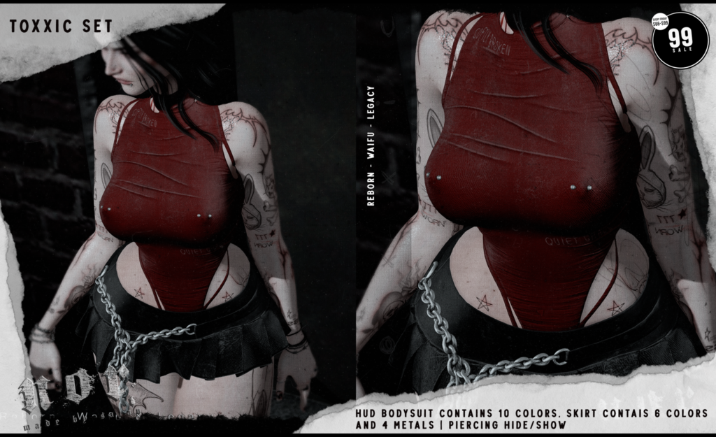 Toxxic Set - Legacy/Reborn/+mods	&lt;a href=&quot;http://maps.secondlife.com/secondlife/Lockheart/176/63/3002&quot; target=&quot;_blank&quot;&gt;Teleport&lt;/a&gt;