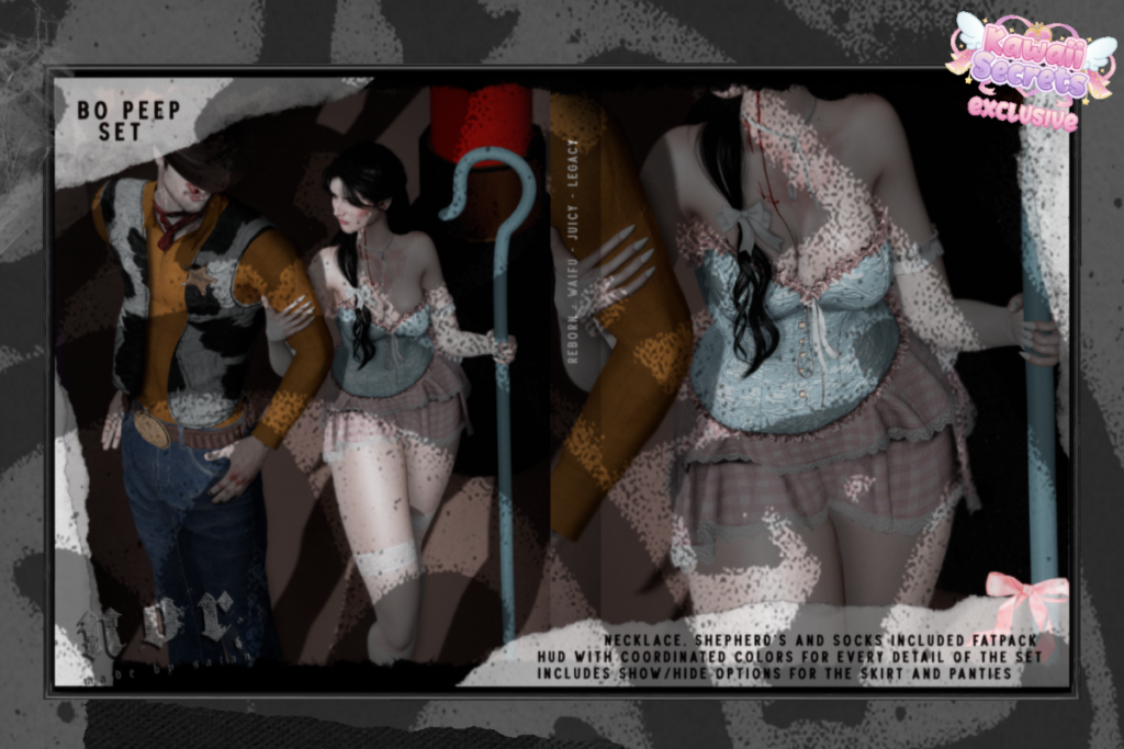 Bo Peep Set - Legacy/Reborn/+mods, L$300 each/L$1500 FP
