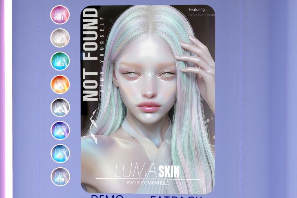 Luma Skin - EvoX, L$799 each/L$1999 FP