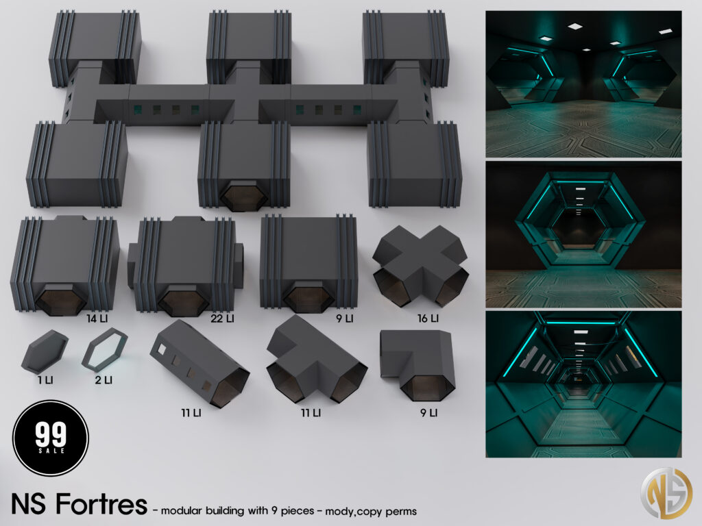 Fortress Modular Building	&lt;a href=&quot;http://maps.secondlife.com/secondlife/Magic%20Sky/193/136/2022&quot; target=&quot;_blank&quot;&gt;Teleport&lt;/a&gt;