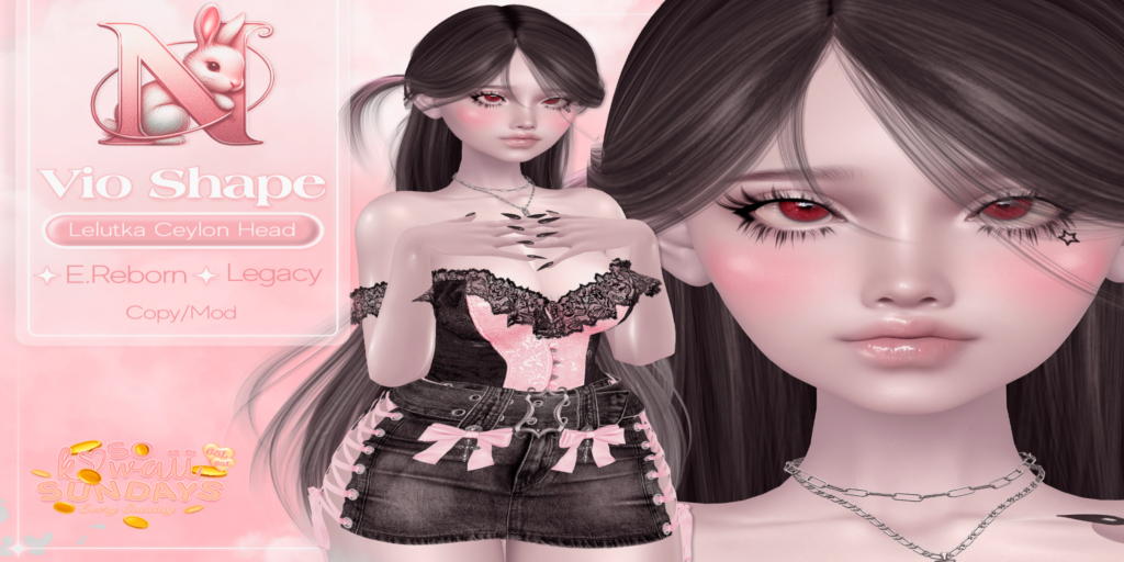 Vio Shape - EvoX Ceylon/Legacy/Reborn	&lt;a href=&quot;http://maps.secondlife.com/secondlife/Dolcenotte/99/148/1770&quot; target=&quot;_blank&quot;&gt;Teleport&lt;/a&gt;