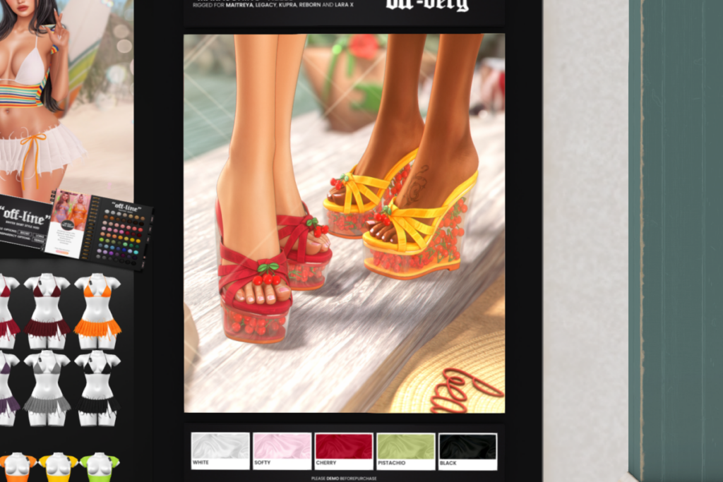 Maraschino Heels -  Inithium/Legacy/MaitreyaX/Reborn, L$199 each/L$899 FP