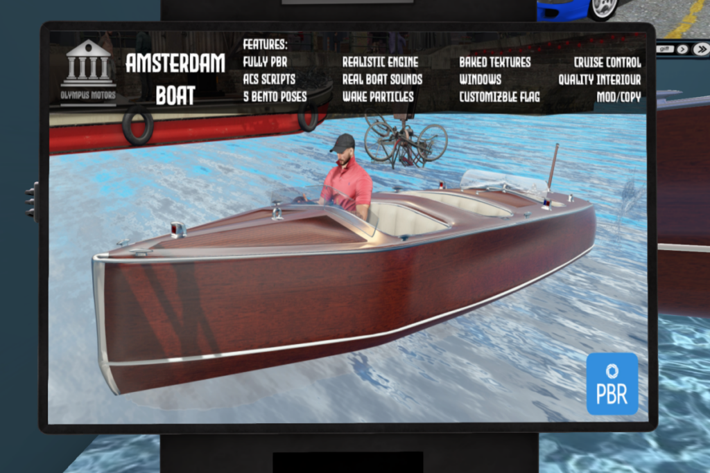 Amsterdam Boat, L$999