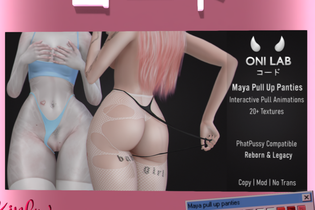 Maya Pull Up Panties - Legacy/Reborn, L$300