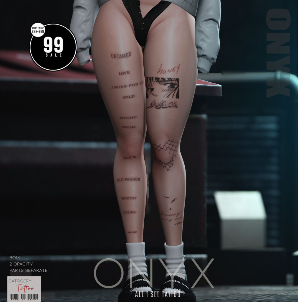 All I See Tattoo - BOM	&lt;a href=&quot;http://maps.secondlife.com/secondlife/Fallen%20Angel/114/113/22&quot; target=&quot;_blank&quot;&gt;Teleport&lt;/a&gt;
