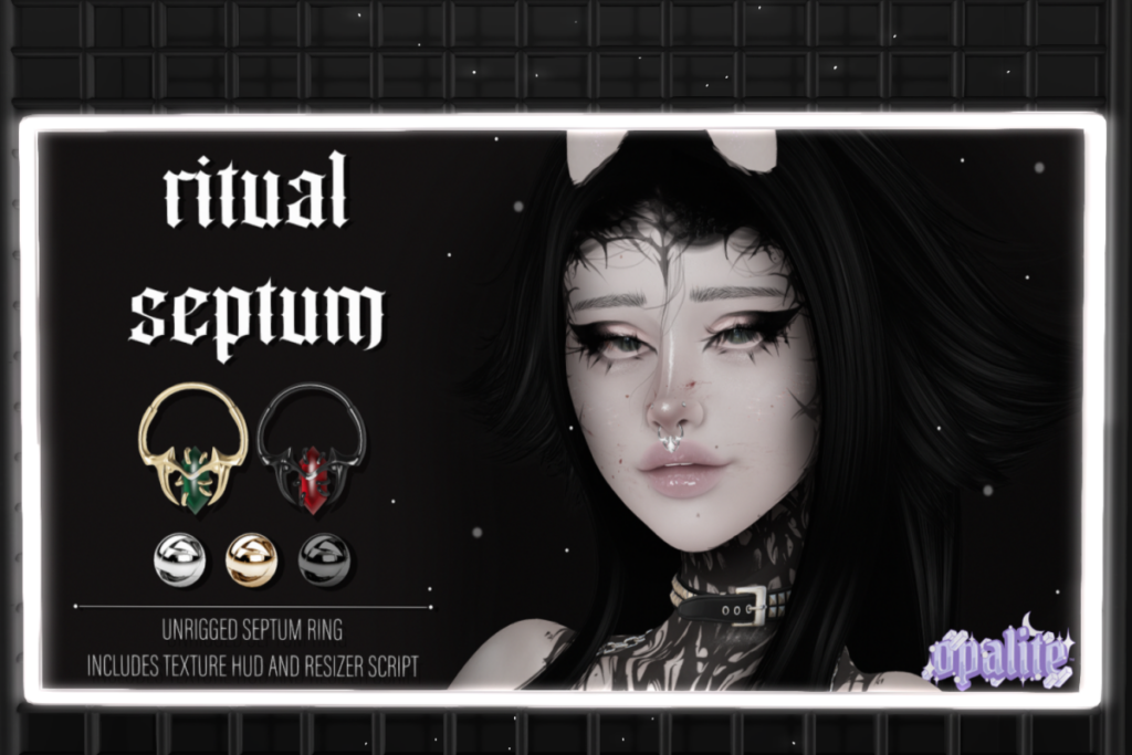 Ritual Septum Piercing, L$349