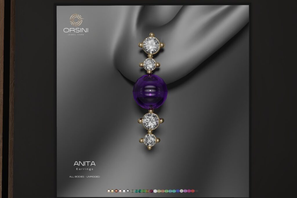Anita Earrings, L$289