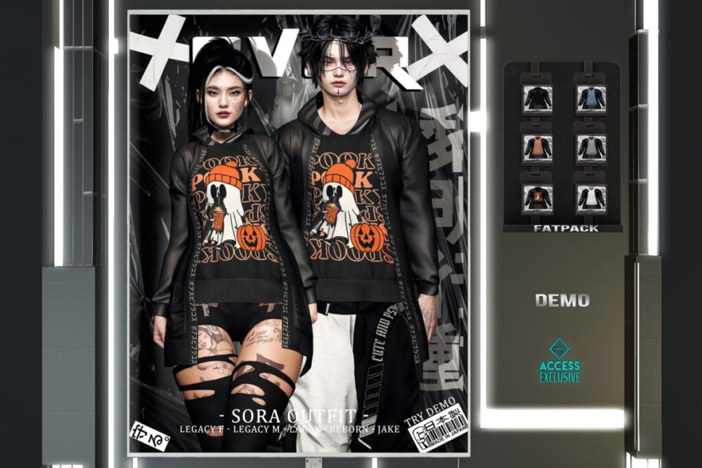 Sora Sweater - Jake/Legacy M+F/MaitreyaX/Reborn, L$280 each/L$700 FP